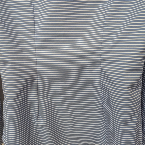 Chaps no iron size small button down shirt womens in periwinkle blue/white - Picture 9 of 11